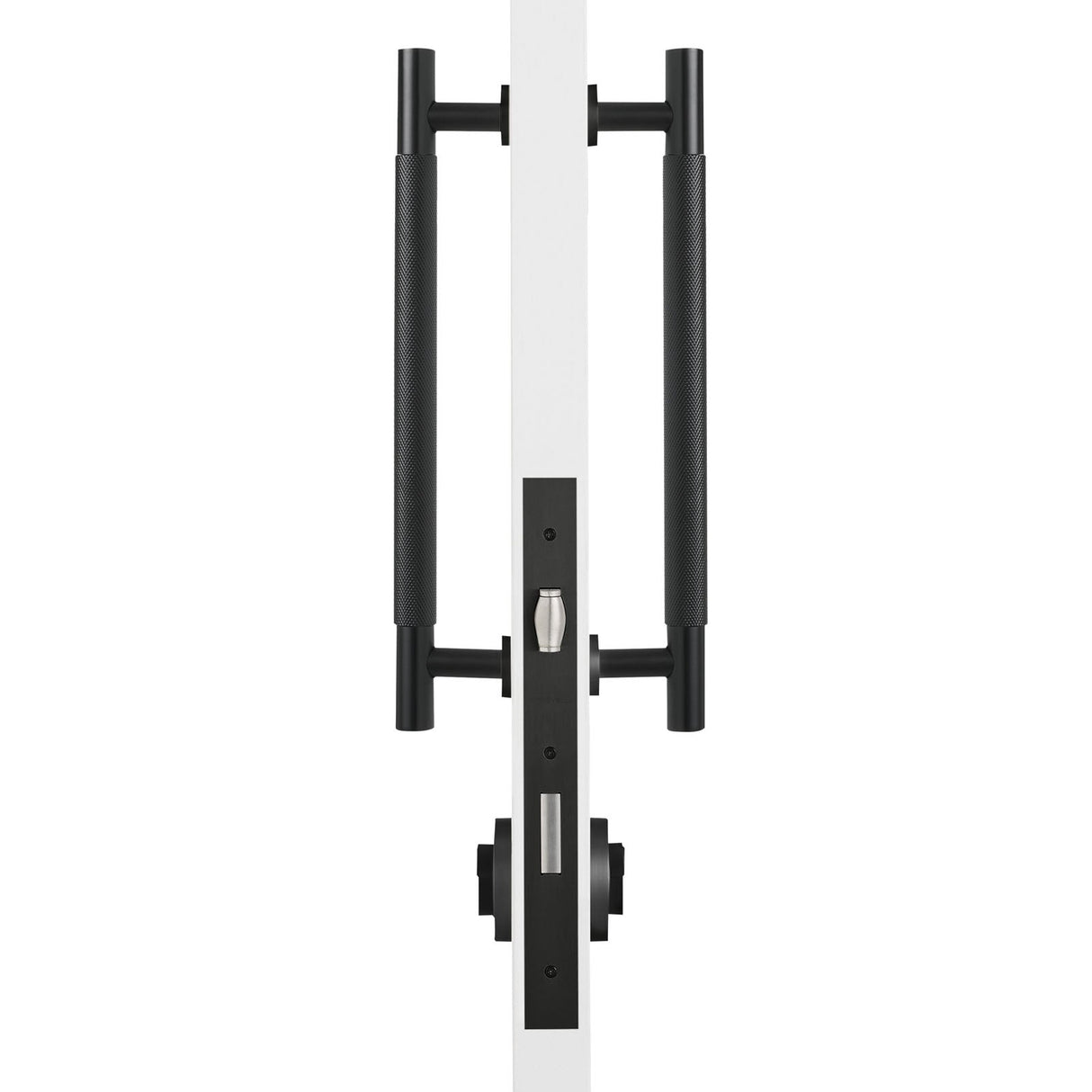 Manovella Entrance Roller Lock Kit - Charmian Pull-Matte Black