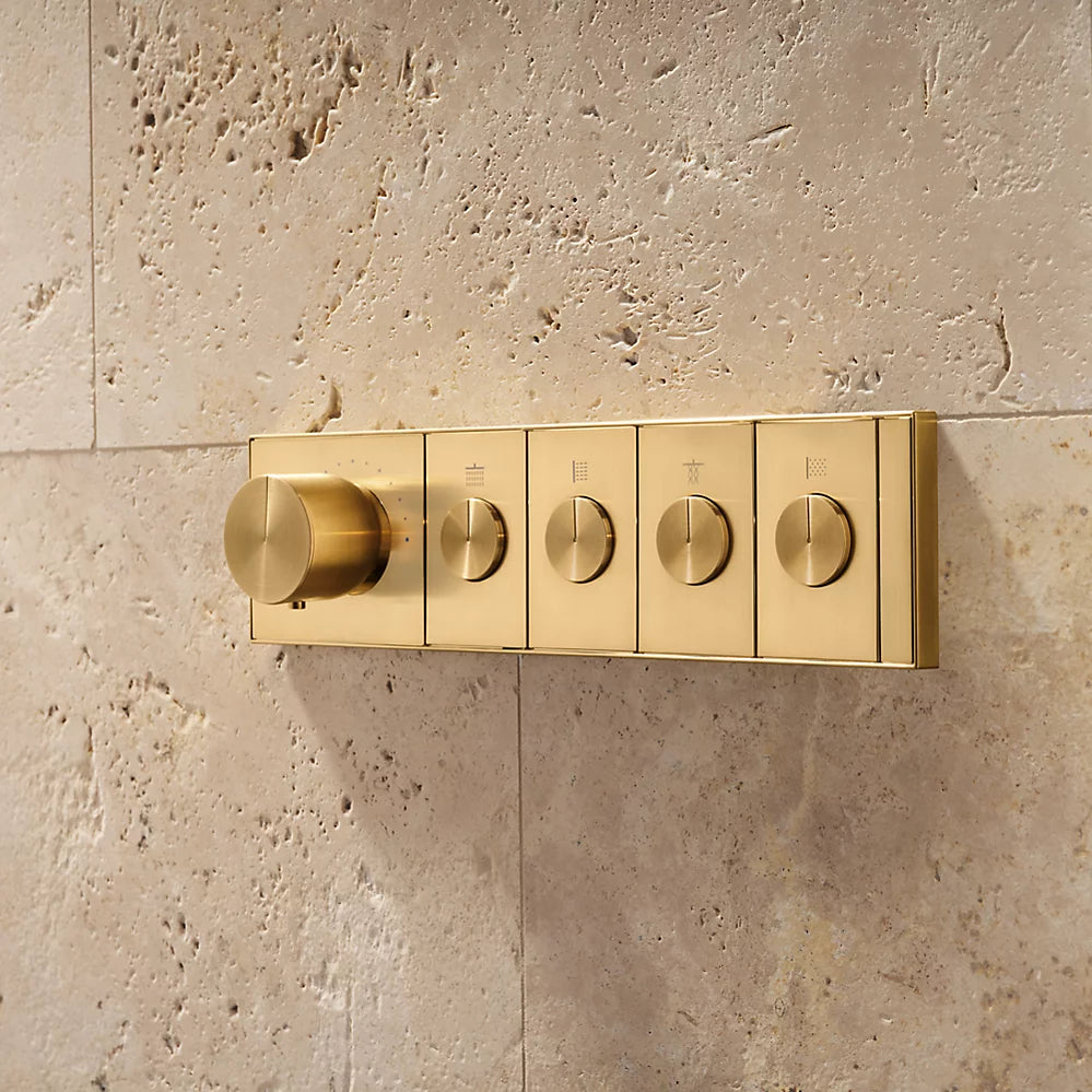 KOHLER Anthem™ Recessed Mechanical Thermostatic Control Panel - Four Outlets (4OT)