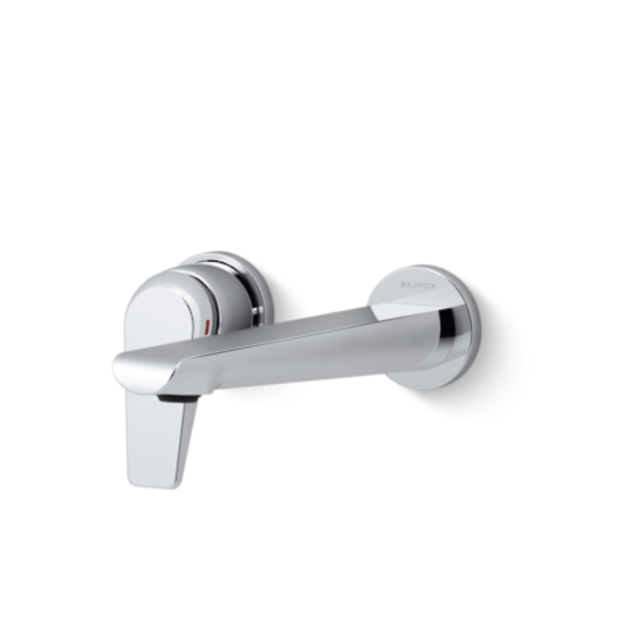 KOHLER Avid Wall Mount Basin Set Polished Chrome