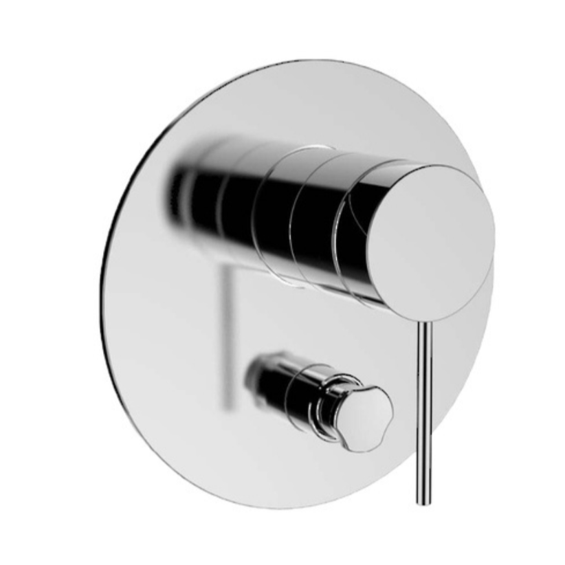 KOHLER Components Shower/Bath Mixer with Diverter Thin Trim - Pin Handle