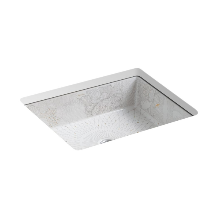 KOHLER Empress Bouquet™ Kathryn Under Counter Basin Rectangle (397x225x159mm)