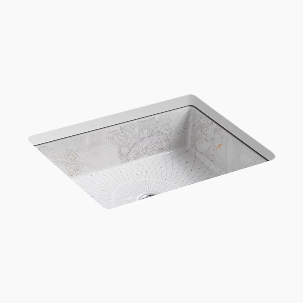 KOHLER Empress Bouquet™ Kathryn Under Counter Basin Rectangle (397x225x159mm)