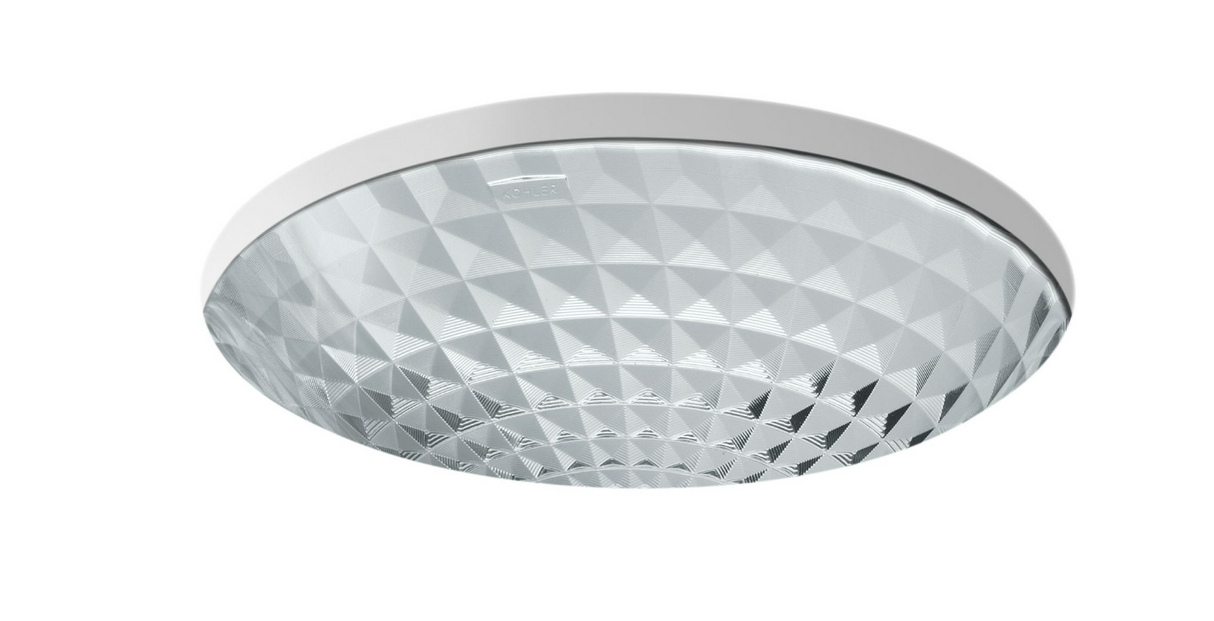KOHLER Kallos Spun Glass Under Counter Basin Round (406mm)