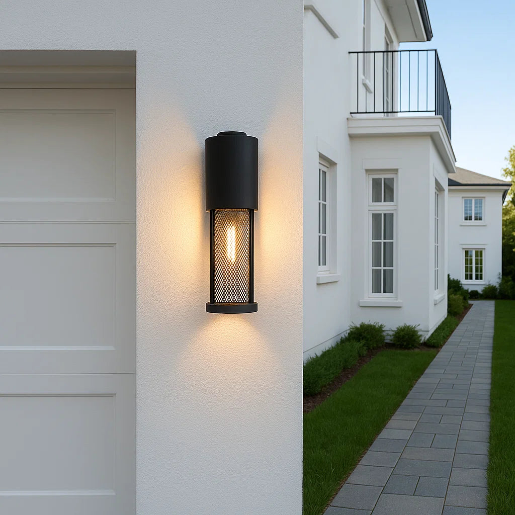 Kassel Wall Light Black IP44