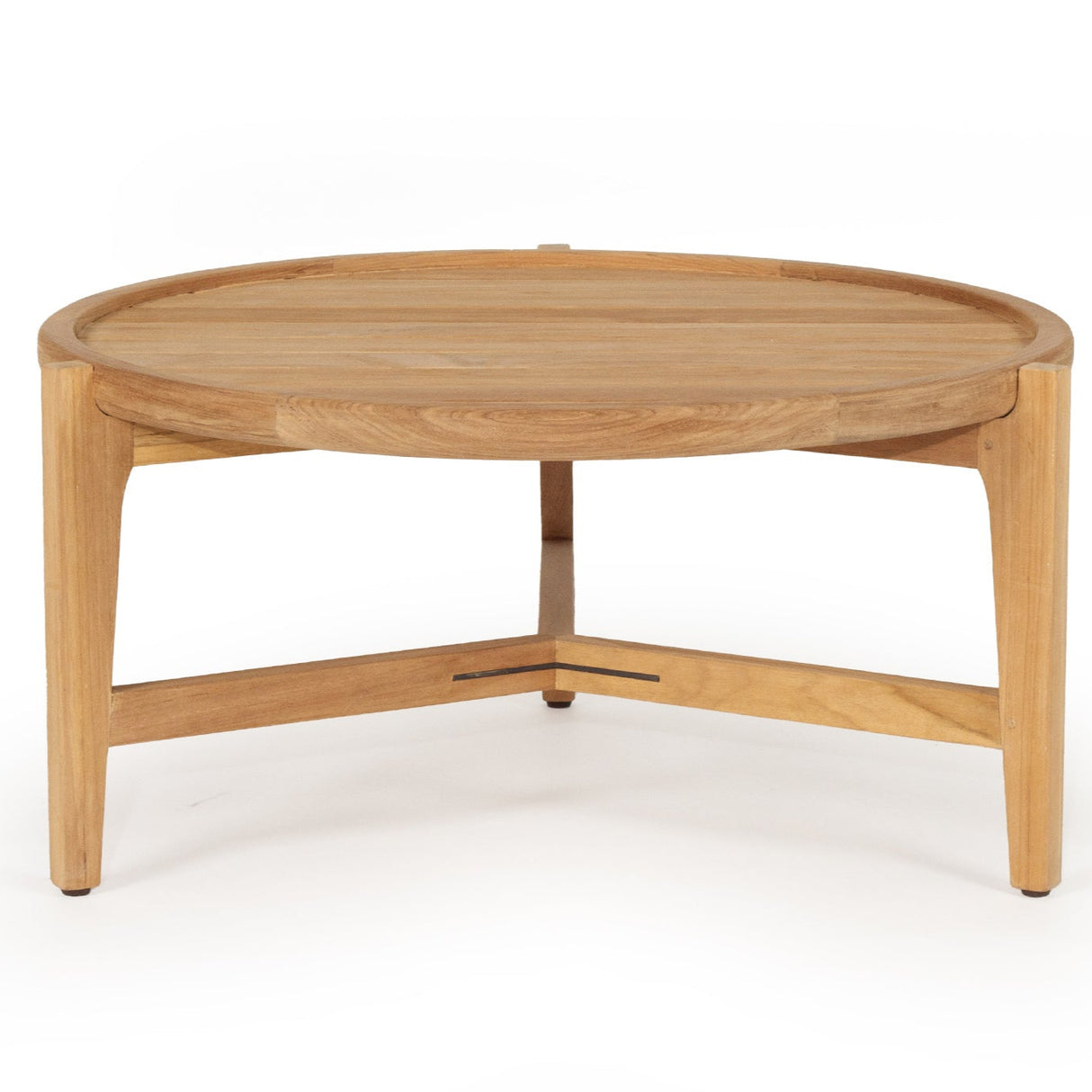 Kingston Outpost Teak Round Coffee Table - Natural - 0.8
