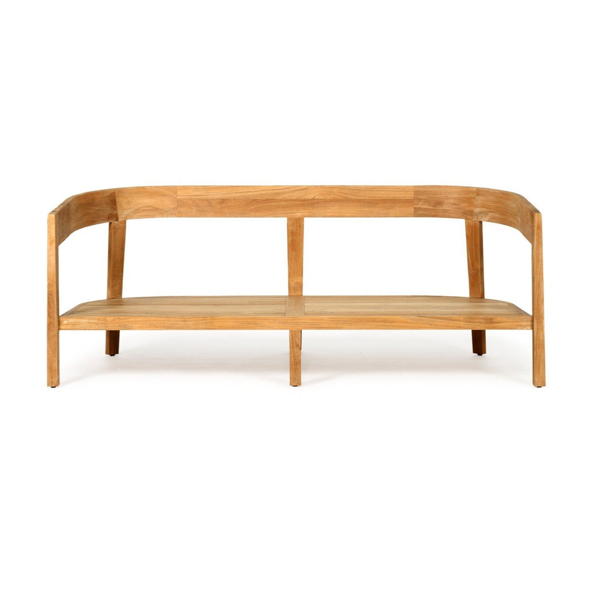 Kingston Teak Outpost Sofa – 2 Seater – Canvas Natural - 1.73m