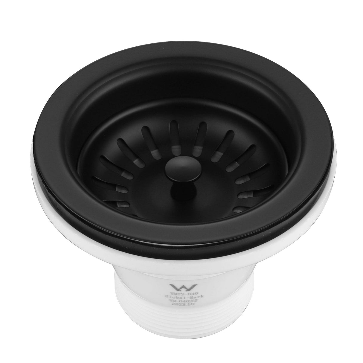 Kitchen Sink Basket Waste (Matte Black)- Clearance
