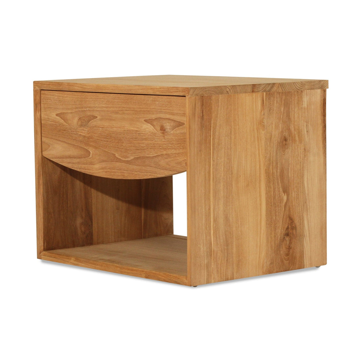 Koa Teak Bedside Table - Low - 0.46mH