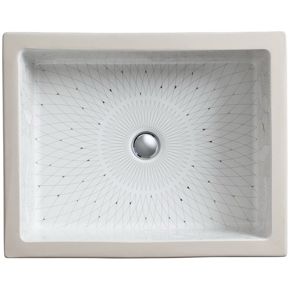 KOHLER Empress Bouquet™ Kathryn Under Counter Basin Rectangle (397x225x159mm)