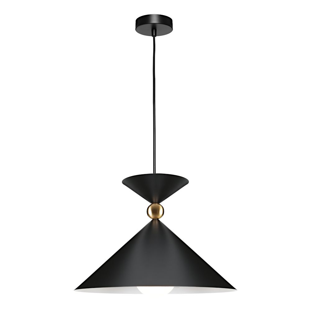 Krissy Large 1 Light Pendant Black