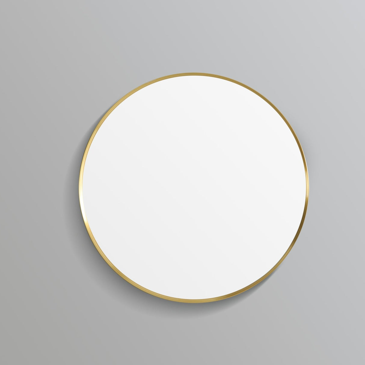Olivia Round Framed Mirror 600/700/800mm - Yellow Gold