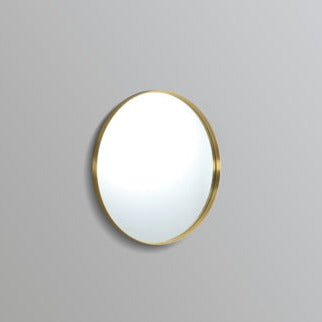 Olivia Round Framed Mirror 600/700/800mm - Yellow Gold