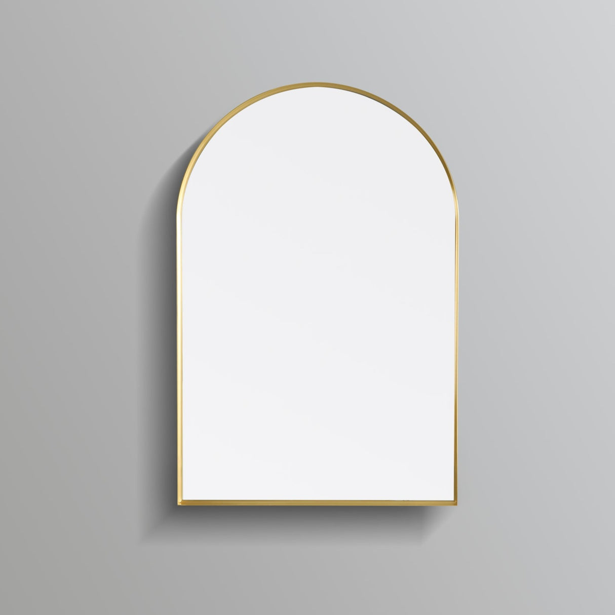 Olivia Arch Framed Mirror 600x900mm - Yellow Gold
