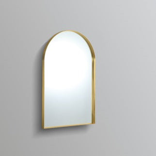 Olivia Arch Framed Mirror 600x900mm - Yellow Gold