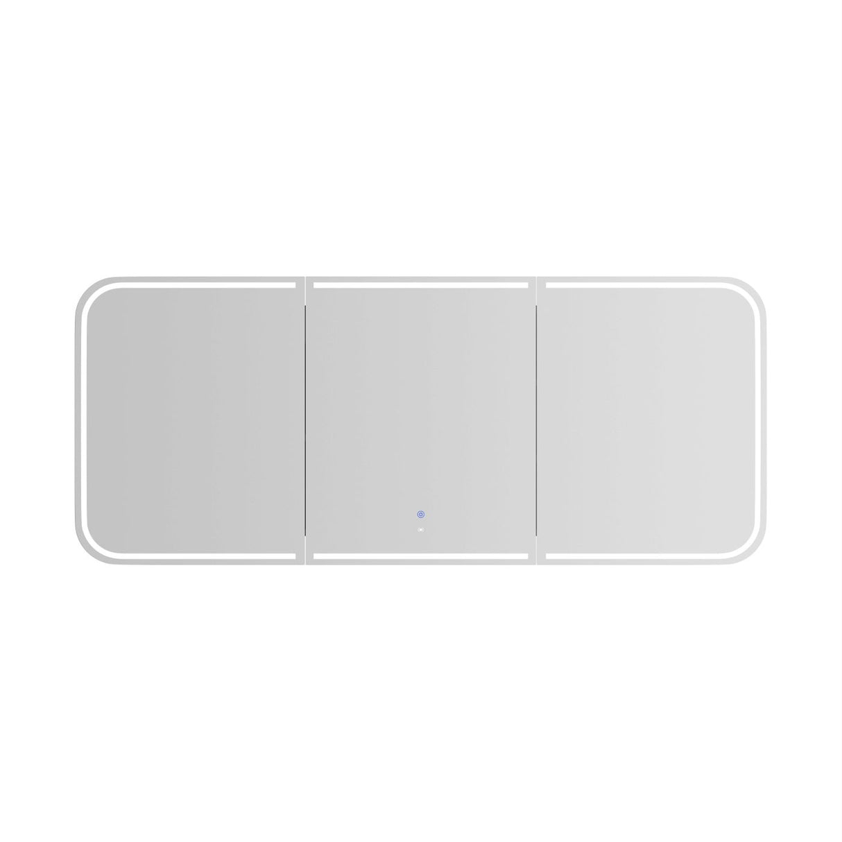 LED NEWPORT Shaving Cabinet 1800mm Black Oak