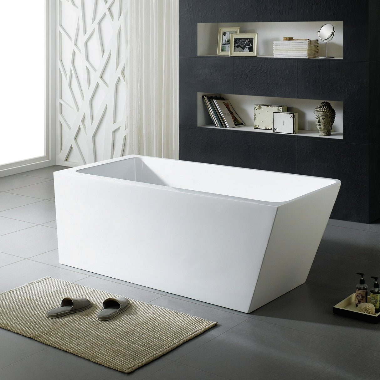 Avis Corner Back to wall Bathtub with Non-Overflow (Right Corner/Left Corner) (1500/1700mm)-Clearance