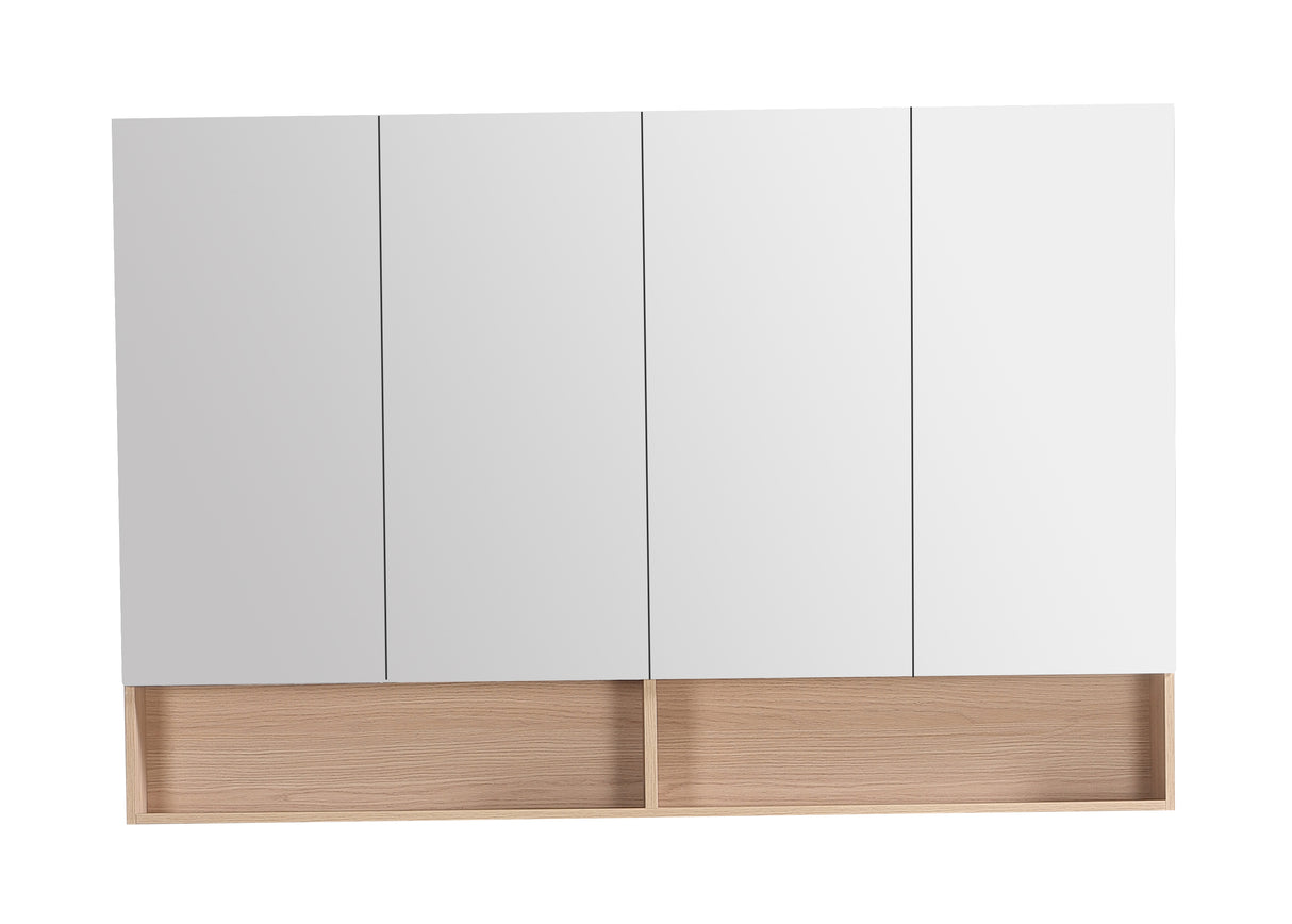 LUKKA Clark Plywood Mirror Cabinet - Sandy Oak Matte