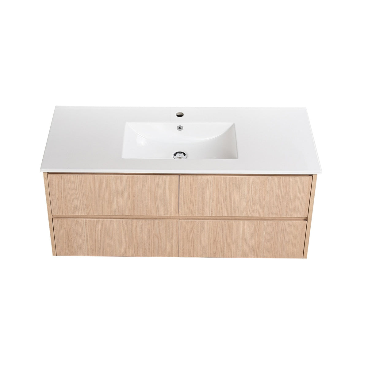 Lukka Gladstone Plywood Wall Hung Vanity - Sandy Oak (All Sizes)