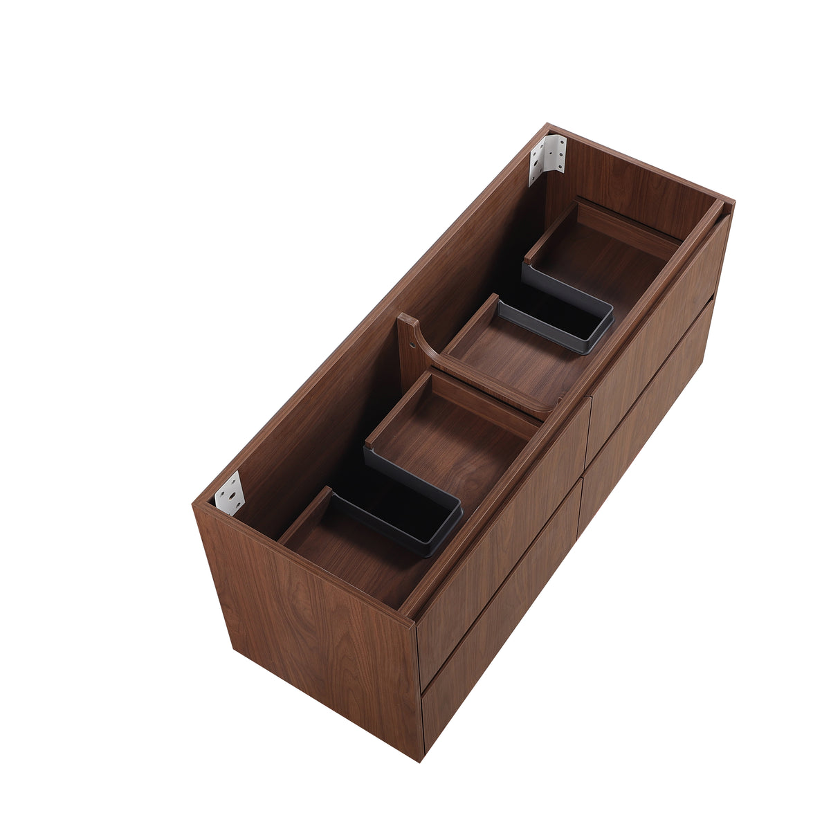 Lukka Gladstone Plywood Wall Hung Vanity - Mocha Oak (All Sizes)
