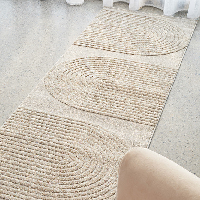 Lotus Abbey Beige Runner Rug