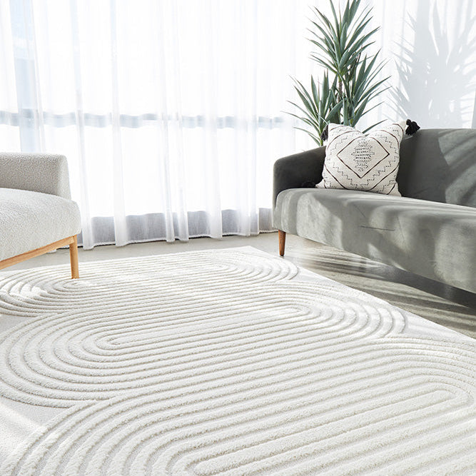Lotus Carl White Rug