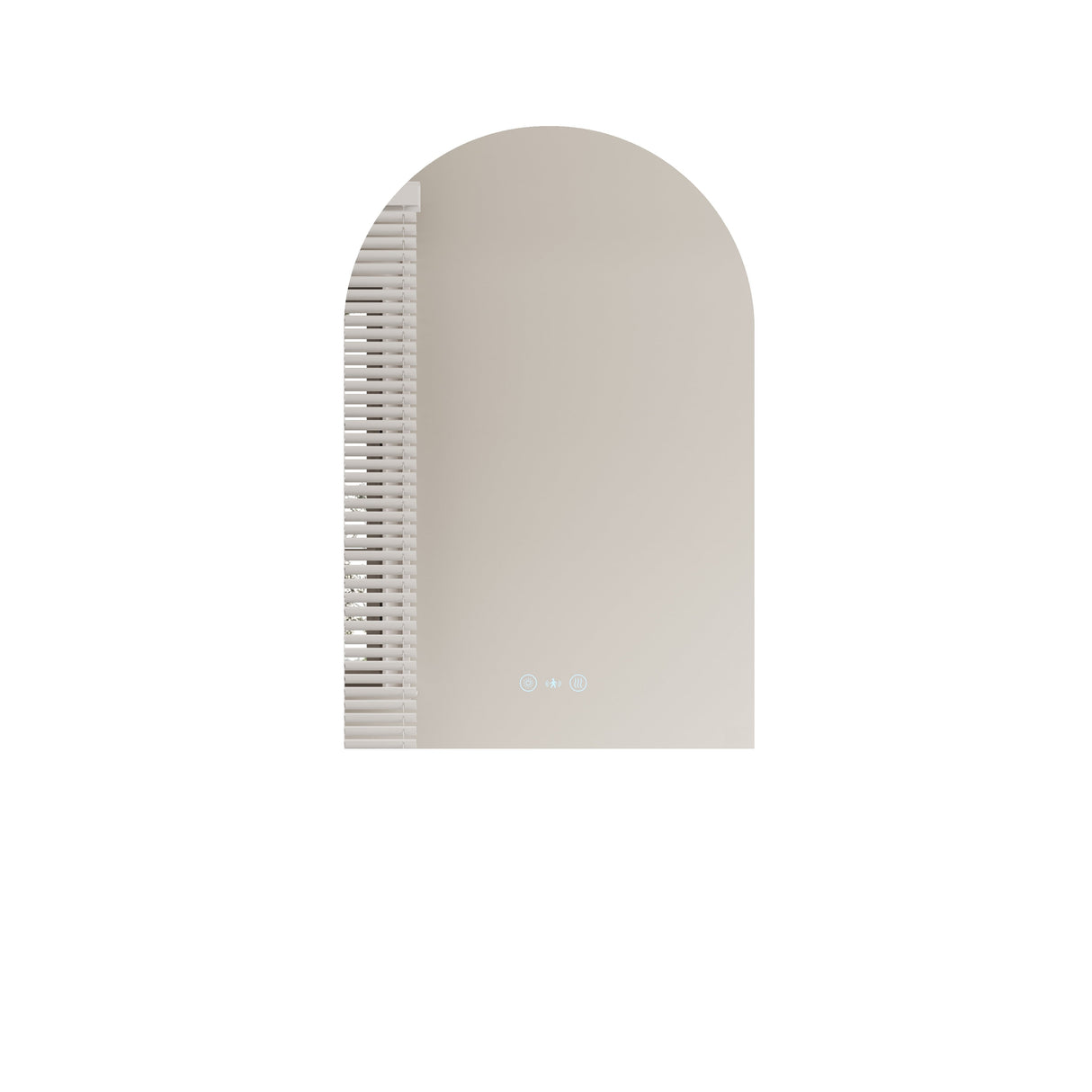 LUNA LED Arch Frameless Mirror 600x900mm