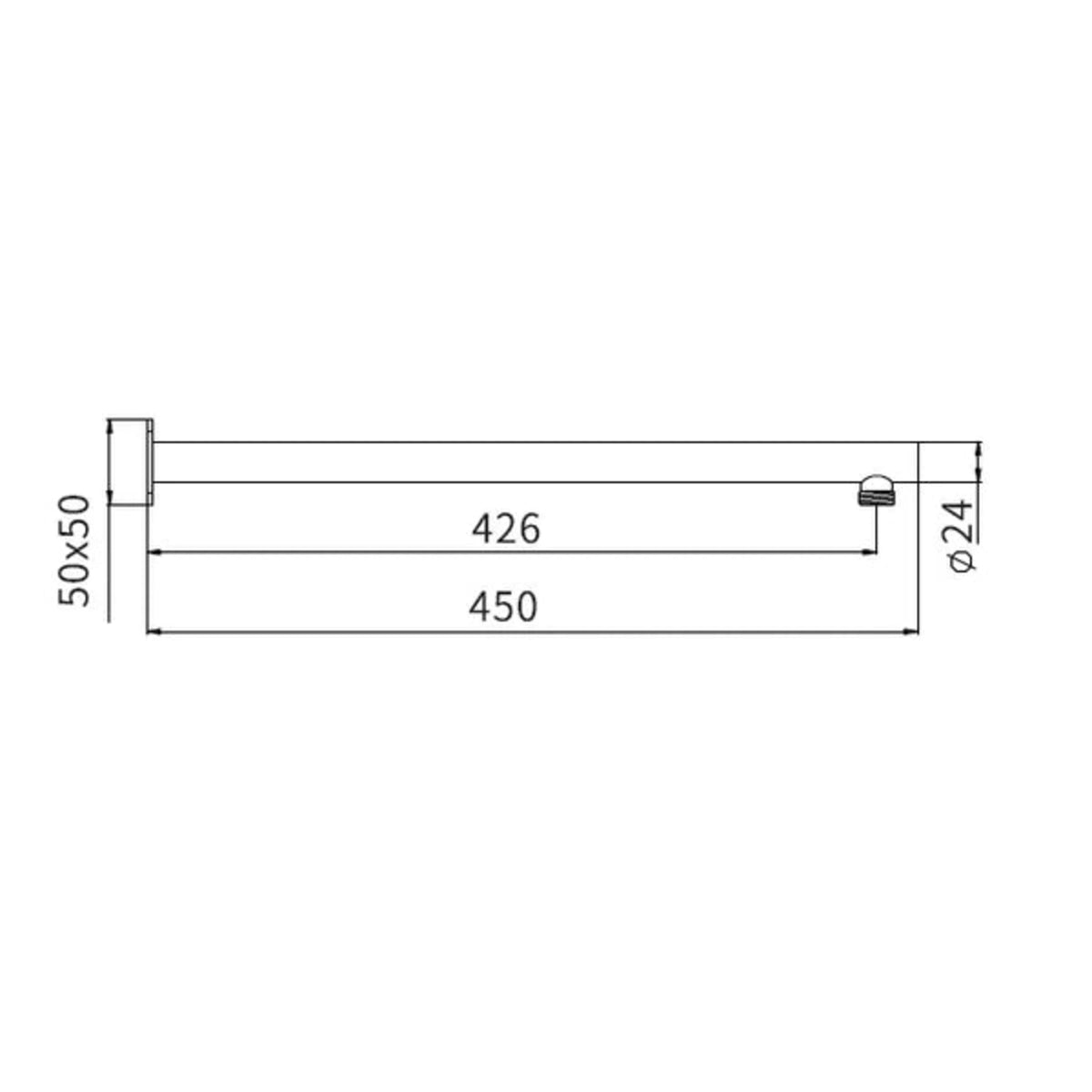 Limpid Wall Shower Arm