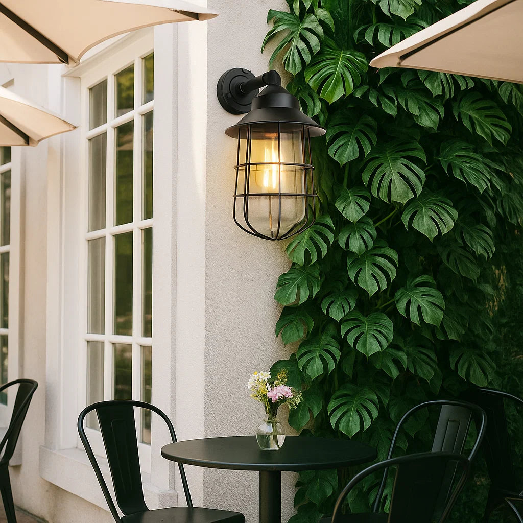 Lincoln Exterior Wall Light Black IP44