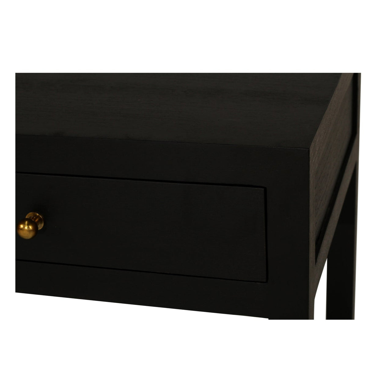 Linden Console Solid Hardwood Table - 1.5m – Black