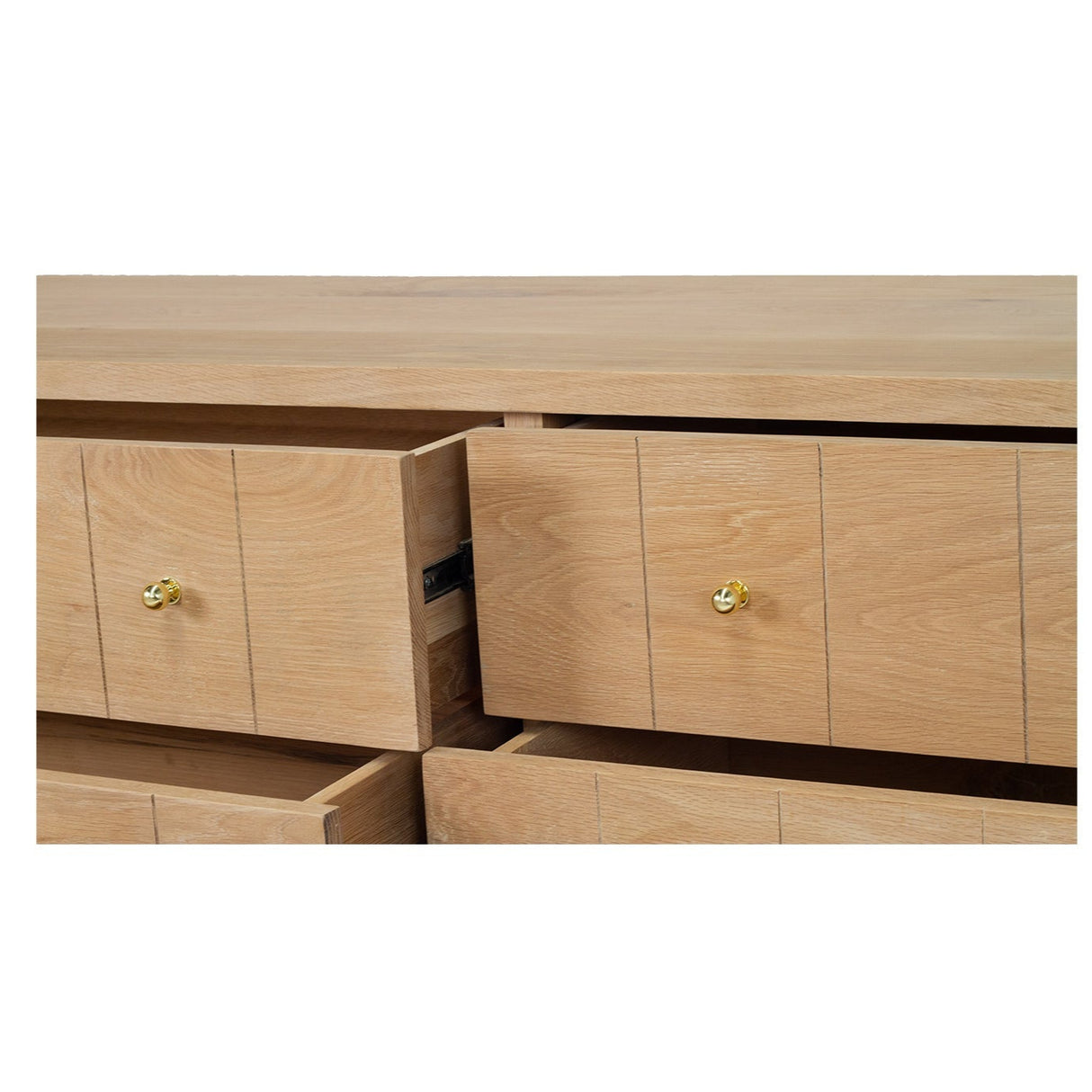 Livia Chest Of American Oak Drawers – 1.85m