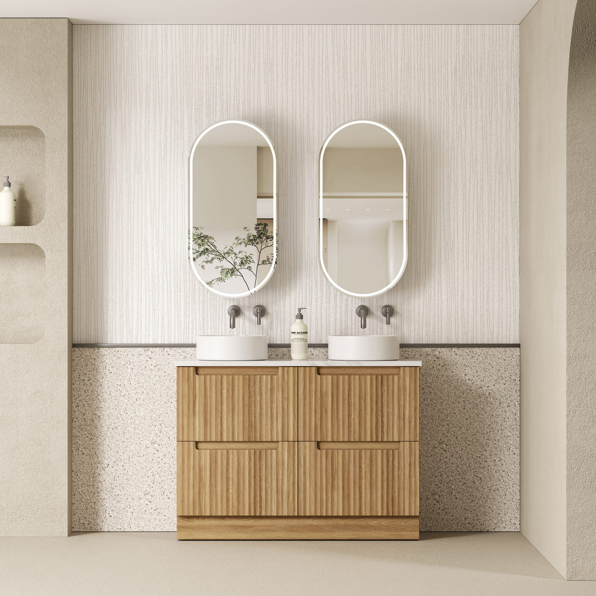 Lovina Floor Standing Vanity Harvest Oak (All Sizes)