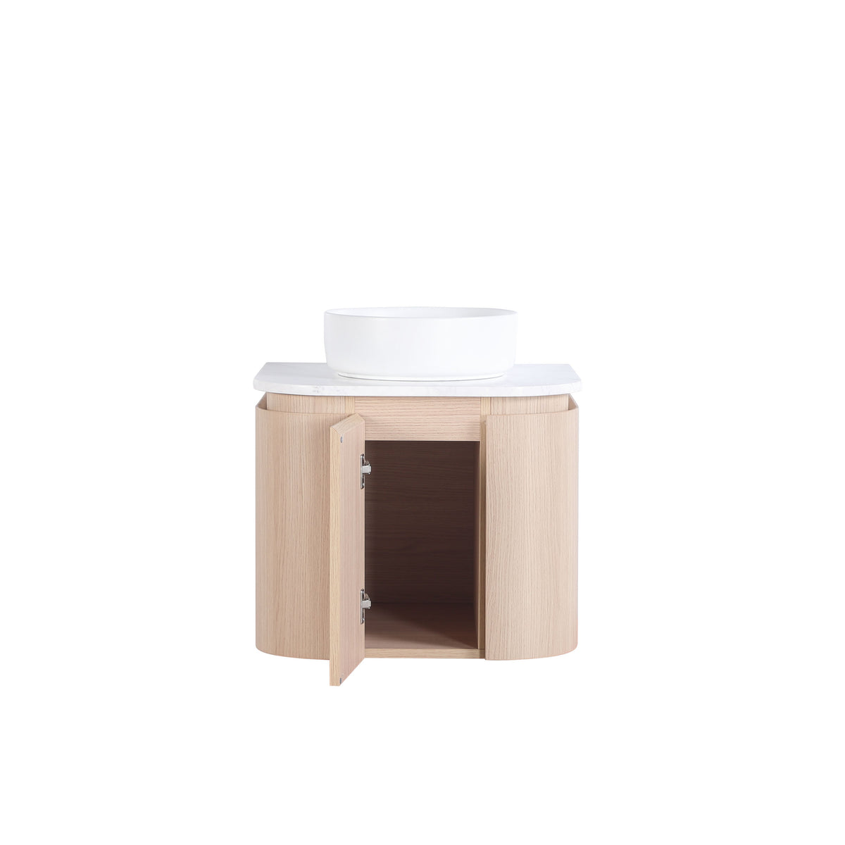 Lukka Ravello Plywood Wall Hung Vanity - Sandy Oak