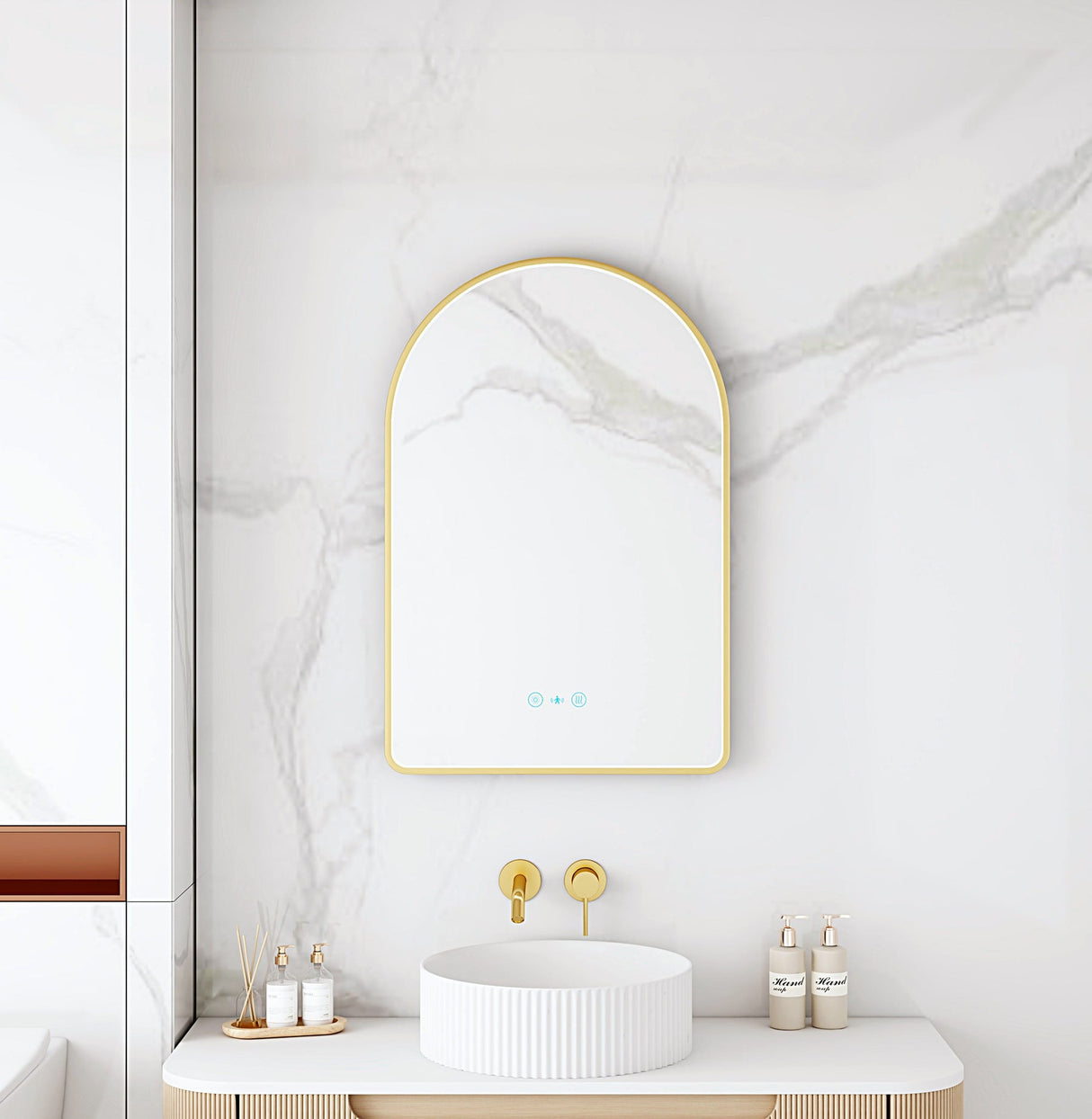 MAIA LED Arch Mirror (600×900mm)