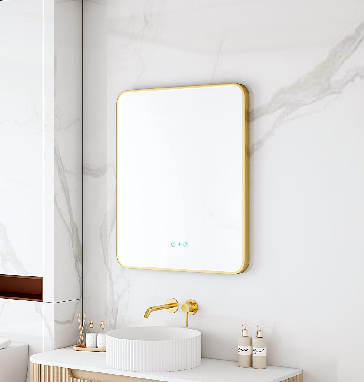 MAIA LED Rectangular Mirror (600×750mm)