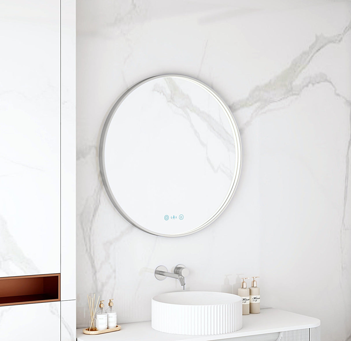 MAIA LED Round Mirror 600/750/900mm