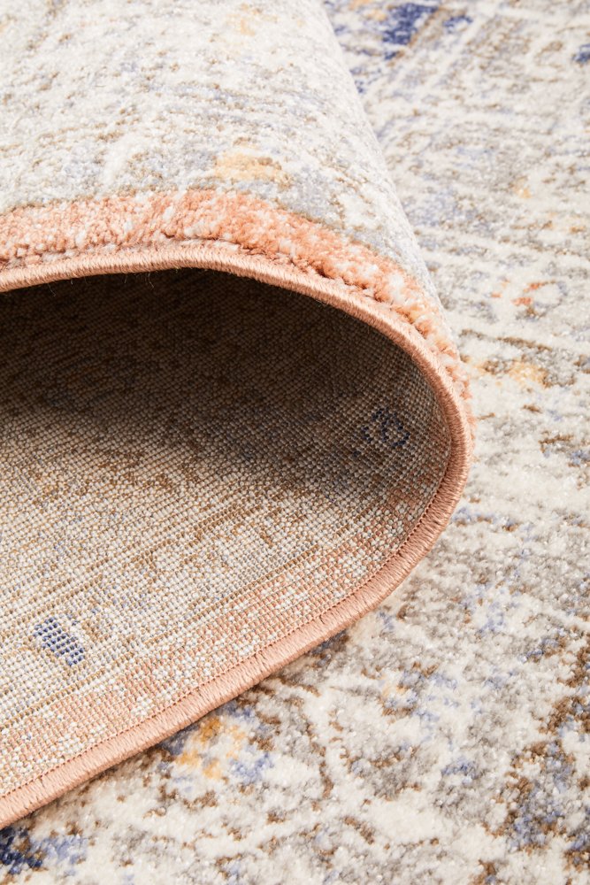 Mayfair Lorissa Peach Round Rug