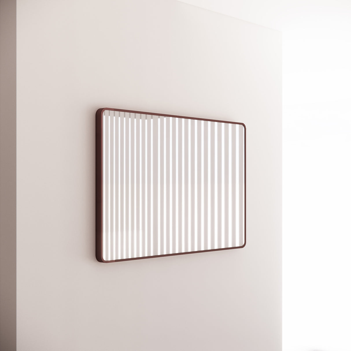 RIVA Rectangle Coloured Framed Mirror 900/1200mm (Optional Colours)