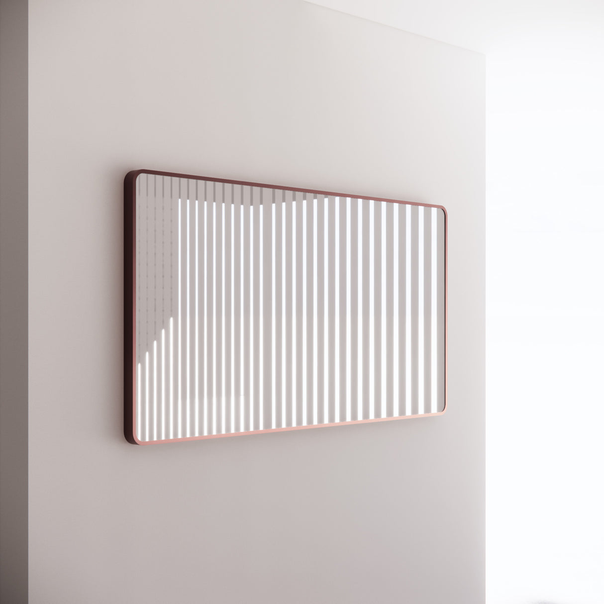 RIVA Rectangle Coloured Framed Mirror 900/1200mm (Optional Colours)