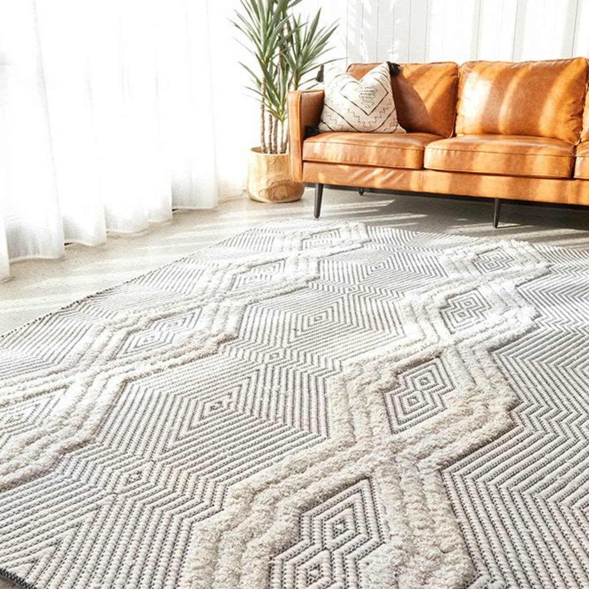 Miller Rhythm Chime Bone Rug