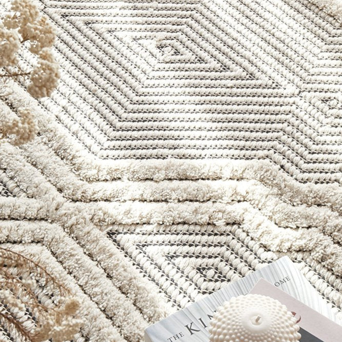 Miller Rhythm Chime Bone Rug