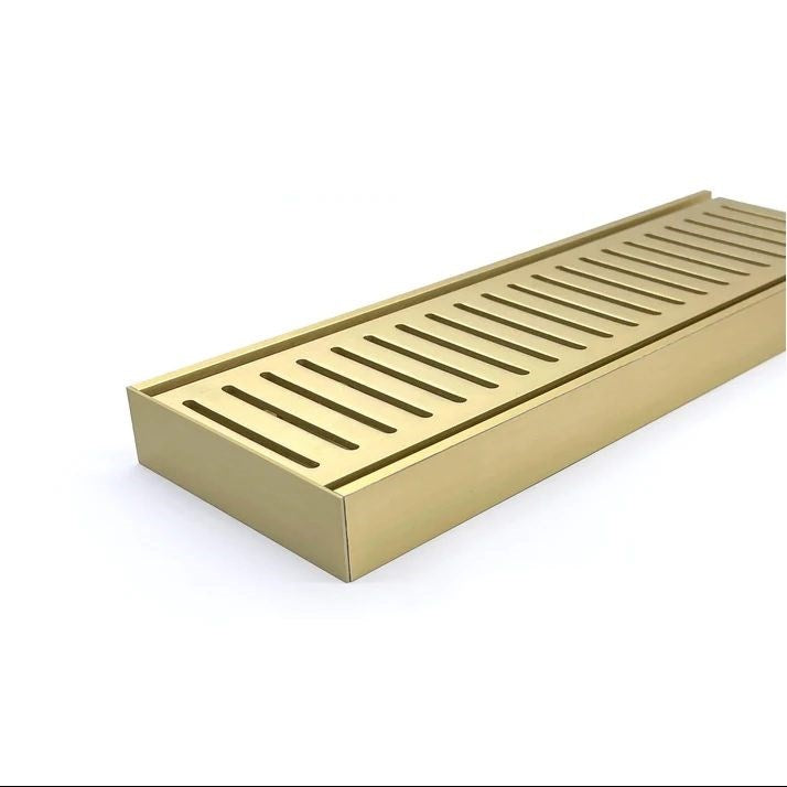 Brushed Gold Ezy Flow Floor Grate