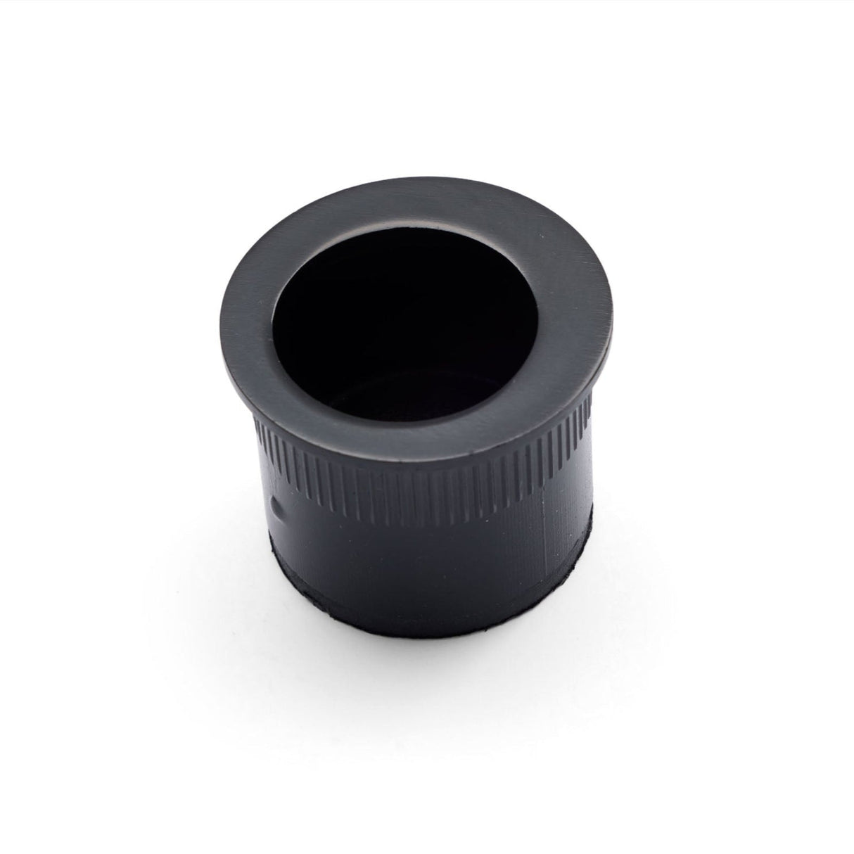 Manovella Matte Black Round Sliding Door Finger Pull