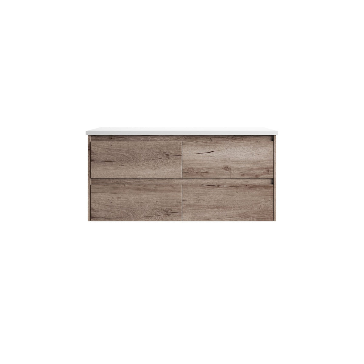 Max MDF Wall Hung Vanity Max Oak