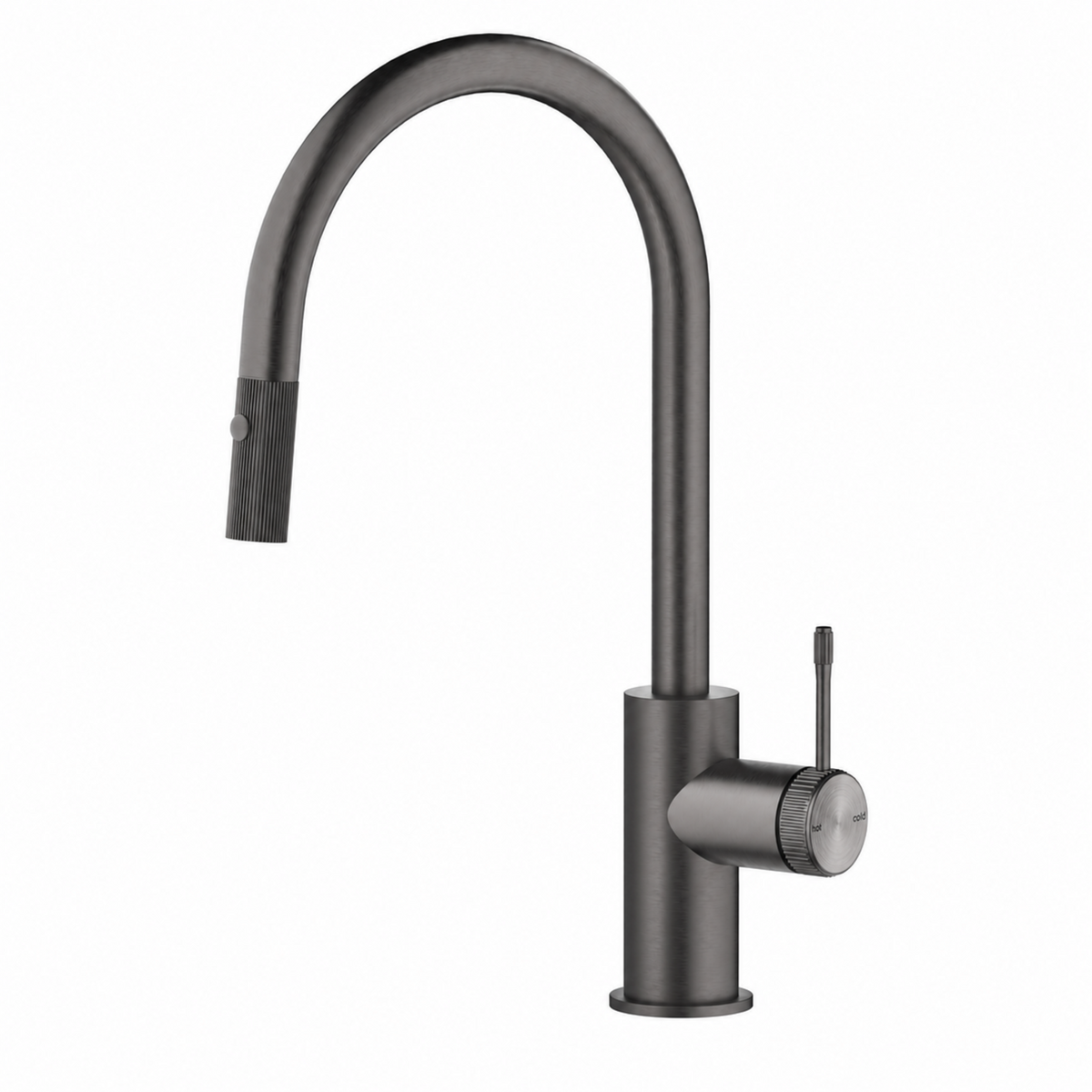 Mica Fluted Pull-Out Gooseneck Sink Mixer