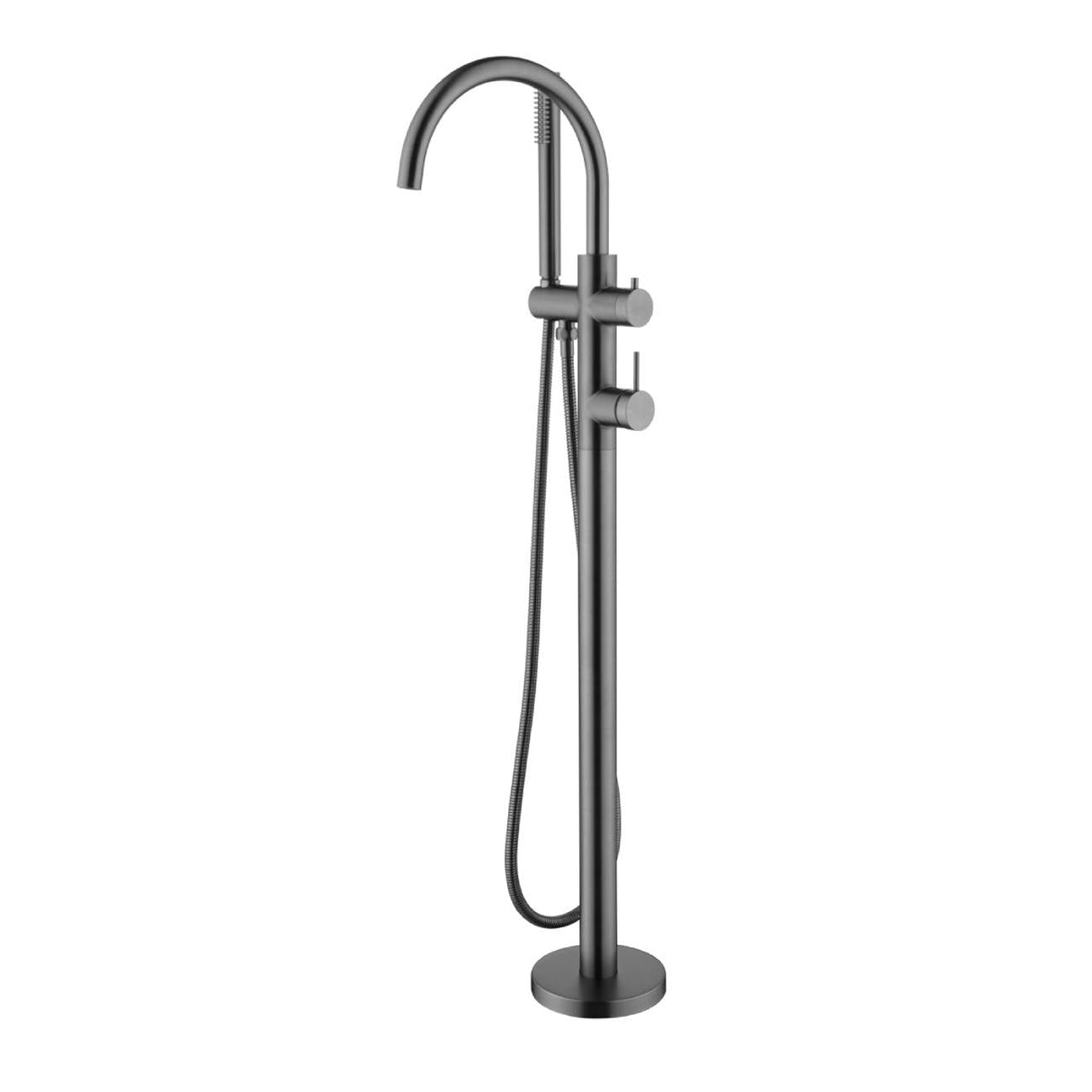 Mica Freestanding Mixer with Hand Shower - Bath Spout