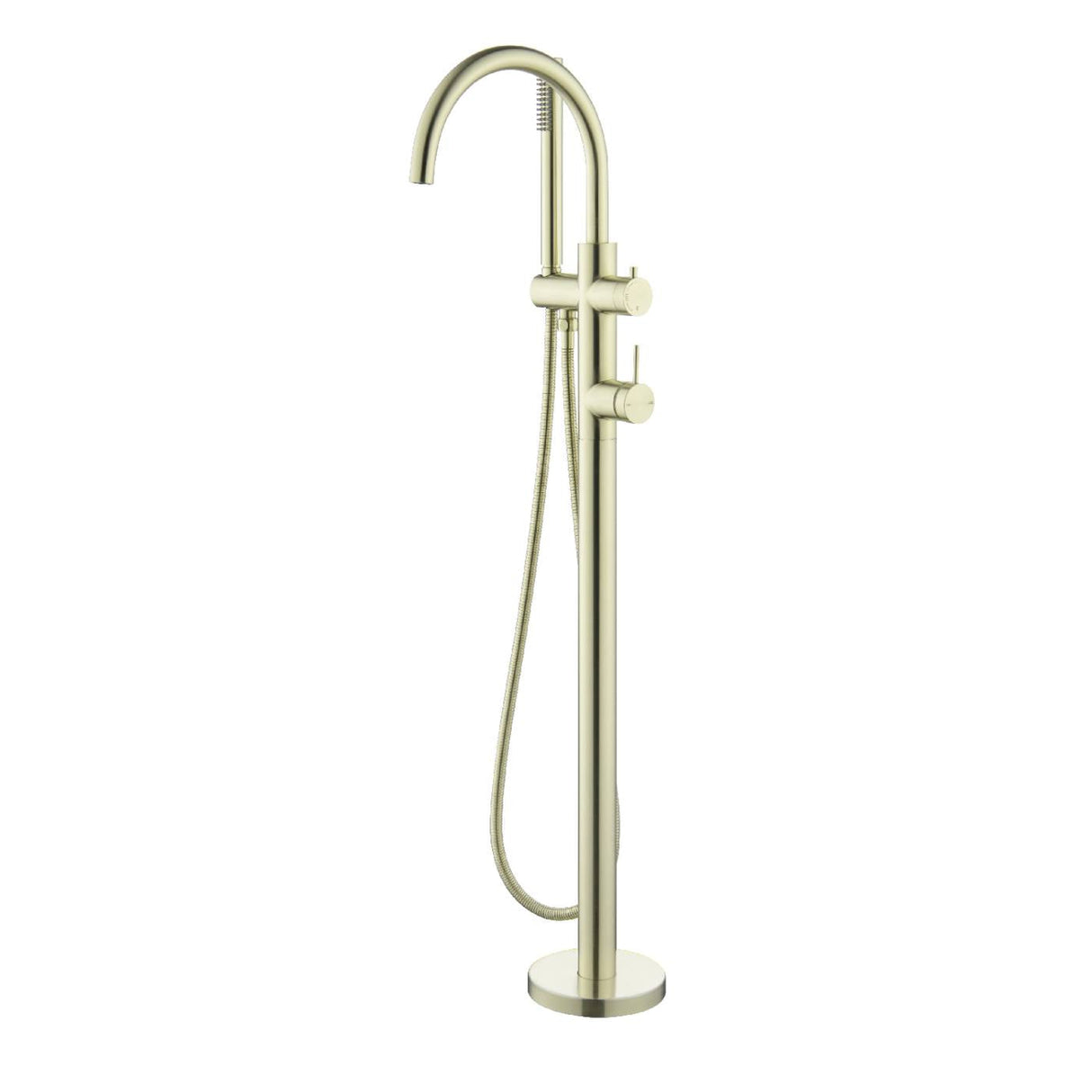 Mica Freestanding Mixer with Hand Shower - Bath Spout