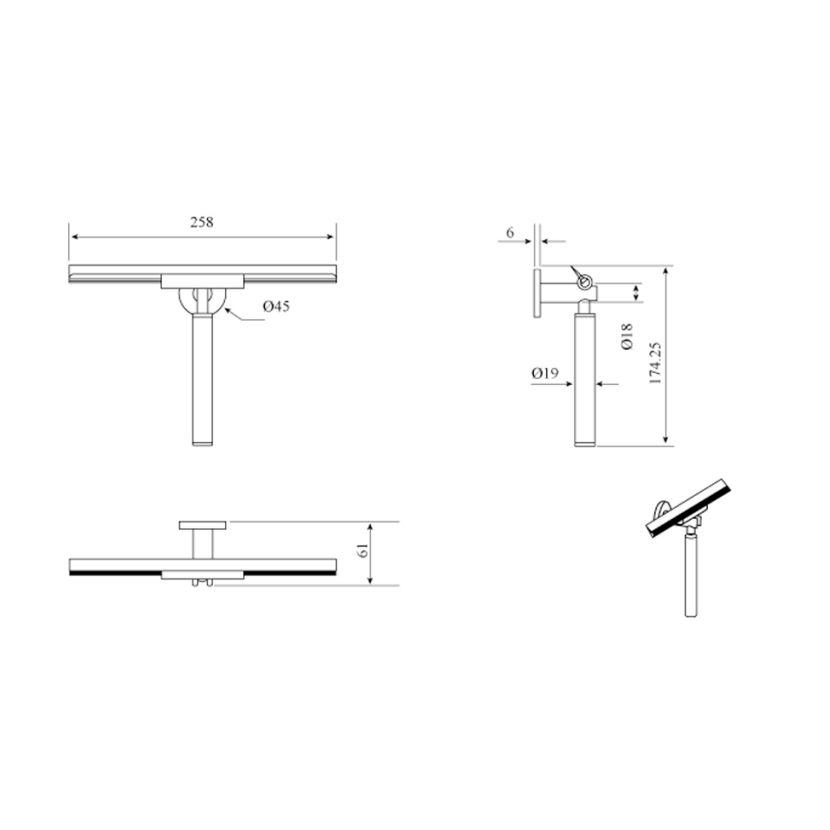 Mica Glass Squeegee