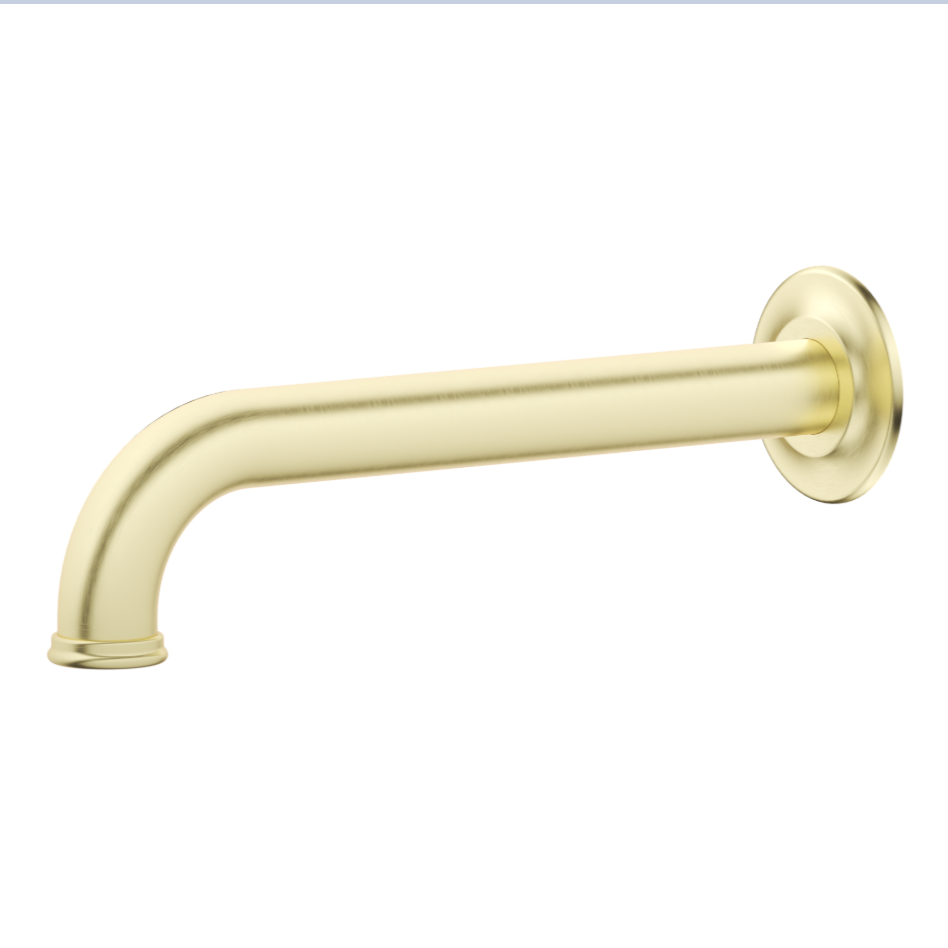 Mica Heritage Curved - 160/220/250mm - Bath Spout