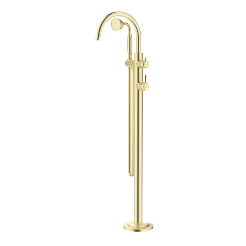 Mica Heritage Freestanding Mixer with Hand Shower - Bath Spout