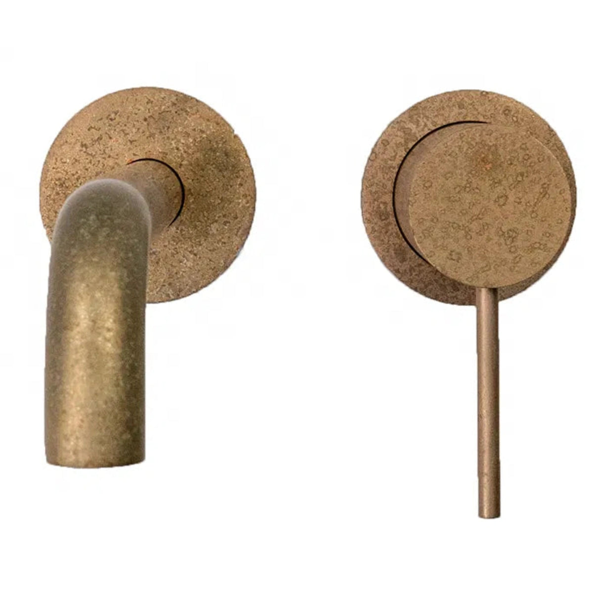 Mica Wall-Spout Combo - 2P - TRIM KIT - Living Brass
